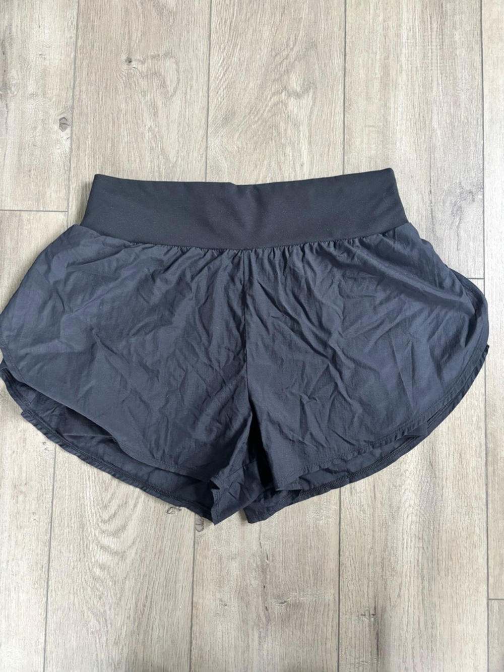 all in motion Black Athletic Running Shorts with Wide Waistband